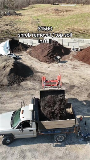 Shrub Removal & Topsoil Install Project