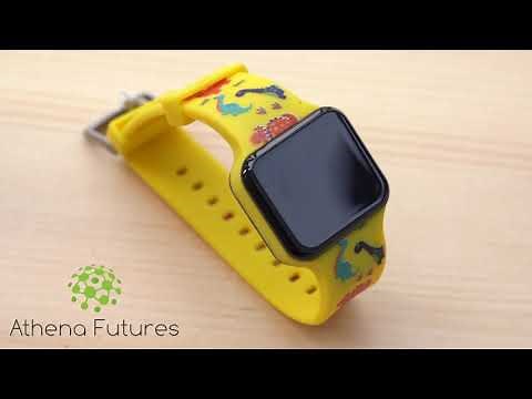 Potty Training Watch by Athena Futures - Yellow Dinosaur Watch Instructions