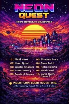 Neon Quest Track 4 8 Bit Destiny