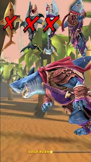 Hungry Shark World Gameplay: Shark vs. Robot Shark King #new #shorts