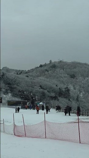오늘(2026년 1월 29일) 오전 10시경 무주덕유산리조트 정상(설천봉) 실시간 상황! #무주리조트 #덕유산정상 #설천봉CCTV #실시간웹캠 #겨울등산