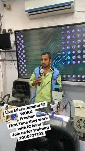 Live Micro Jumper IC WORKFresher First Time they work with IC levelJoin us for Training7000731192 | Asia Telecom
