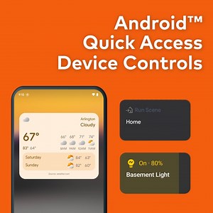 2K views · 13 reactions |  Use Quick Access Device Controls on Android™ mobile phones to manage connected devices with a tap. Activate Scenes, adjust lights, locks, garage doors, and view thermostat status—all with one touch. Simply swipe down on the Home Screen and select the Device Control tile to instantly send smart home commands. Learn more: https://bit.ly/3ZnRRde #SmartHome #AlarmDotCom #Android | Alarm.com | Facebook