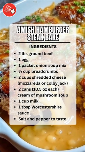 14K views · 54 reactions | Amish Hamburger Steak Bake 燎...