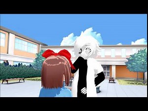 [mmd x undertale] cross!chara x frisk kissed on the first date