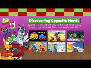 Krazy Krok Productions - Discovering Opposite Words (2026) | Comparing Words & Objects with Music