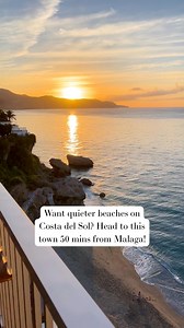 ✨ Do you want to enjoy the beauty without crowds spoiling the fun? Nerja is a great choice if you're looking for an easy day trip from Malaga.✨ After only one hour leisurely drive on the A-7, you get to enjoy a traditional Andalusian village without ugly apartment blocks towering over the beachfront, and with views that are unique to this part of Costa del Sol. Nerja is surrounded by natural beauty - whether it's the Maro waterfalls, Nerja caves, or the local hiking trails, there is enough to ke