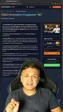 🚀 ISRO Scientist/Engineer SC Exam Pattern, Cutoff & Merit Explained! 🔥 | Sanchit Jain