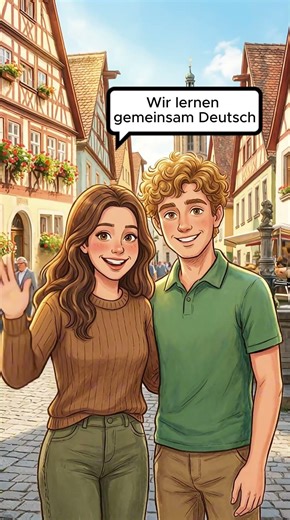 Deutsch mit Dialogen für den Alltag – Max & Lena sind da! 👋 #deutschlernen #deutschpodcast