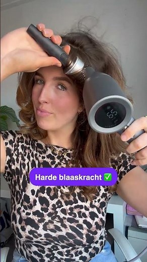 Fohn Met Diffuser - 5 x sneller - Pluisvrij en glanzend - HD-Display - Beter voor haar en hoofdhuid