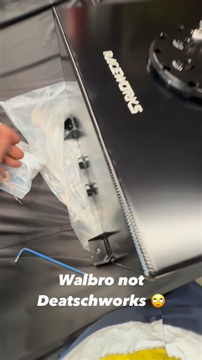 Chad Douglas on Instagram: "@raceworks_aus with the early Chrissy presents 🎁 new cell and in tank pump hanger. Also missed their new internal roll over / vent valve but might do a separate vid explaining them. Anodised inside the cell and internal baffles mitigate fuel slosh without the need for foam and no need for a swirl pot. Clean and simple 👌🏻#raceworks #ytg #barra #methanol #skidute"