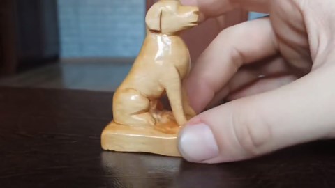 Hand Carved Labrador Figurine, Wooden Dog Memorial Sculpture, Pet Loss Gift, Custom Dog Decor - Etsy
