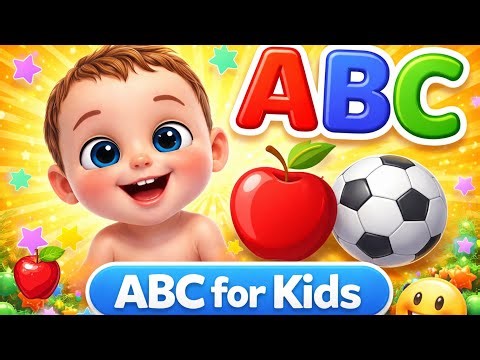 Abc song nursery rhymes | Phonic sounds of alphabets | Learn abc alphabets & fruits names for kids