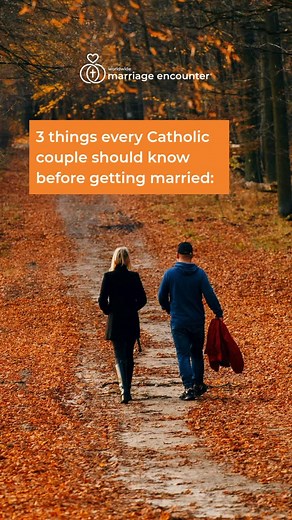Engaged couples! Here’s what *you* should know about a Catholic marriage ➡️ Married couples - please flood the comments with advice for newlyweds! 🫶 #WorldwideMarriageEncounter #fyp #marriage #engaged #Catholiccouples | Worldwide Marriage Encounter