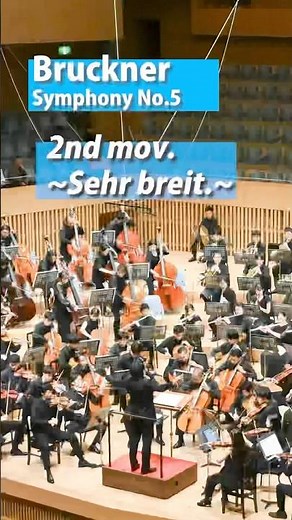 Bruckner/Symphony No.5 2nd mov. Sehr breit(Schalk edition) #classicalmusic #orchestra #Bruckner