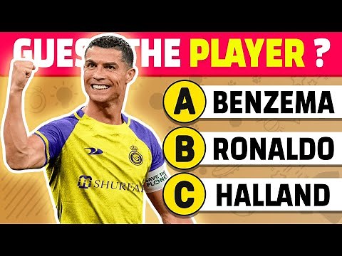 Guess the Football Player by the Picture | Football Quiz