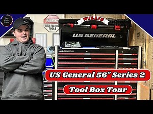 Tool Box Tour From A DIY Mechanic Pt 2 | US General 56" Series 2