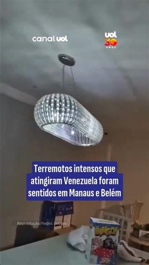 Earthquakes in Venezuela felt in Belém and Manaus; see videos