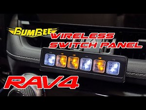 BUMBEE Wireless 6 Gang Switch Panel on 5th GEN Toyota RAV4