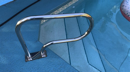 Watch LOVE this easy to instal pool handrail! on Amazon Live