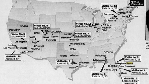 Boynton Beach serial killer Christopher Wilder's seven-week, 8,000-mile rampage of terror