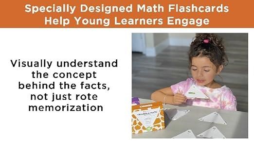 Triangle Math 376 Equations Addition Subtraction Flash Cards
