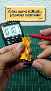 ¿Cómo medir resistencia con tu multímetro? | #LaElectronicaGT #Multimetros #Multimetro #Resistores #Resistor #ElectronicaBasica | La Electrónica