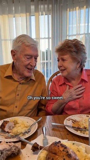 He started sweet and ended with absolute chaos 👀👀 #granny #roast #dinner #shorts