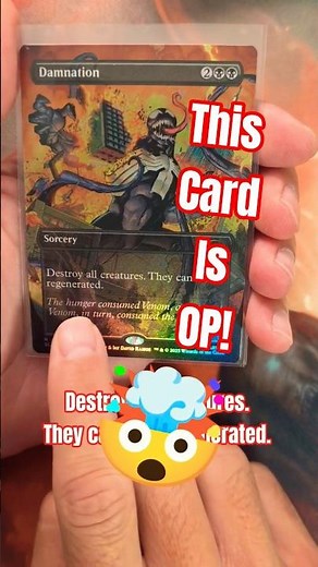 Damnation from Secret Lair X Spider-Man Venom Unleashed is OP!