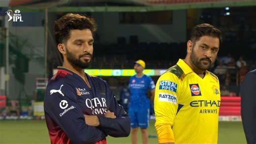 🚨 Toss 🚨 Chennai Super Kings won the toss and elected to bowl against Royal Challengers Bengaluru in Bengaluru. Updates ▶ https://bit.ly/TATAIPL-2025-52 #TATAIPL | #RCBvCSK | IPL - Indian Premier League