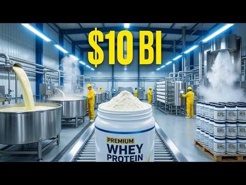 WHEY PROTEIN: How the industry actually turns waste into white gold (Full Process)