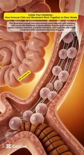 Inside Your Intestines: How Immune Cells and Movement Work Together to Clear Waste
