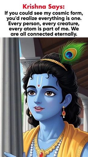 We Are All Connected Krishna Reveals the Truth of the Cosmic Form | The Krishna Teachings#lordvishnu
