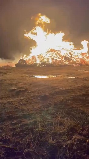 Churchill Fall bonfire | Robert Major