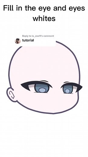 Gacha Eyes Tutorial: How to Draw and Shade White Eyes