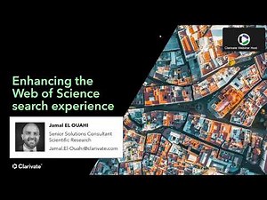 Enhancing the Web of Science search experience