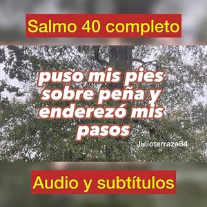Audio y subtítulos. Salmo 40 completo. | La Biblia para todos