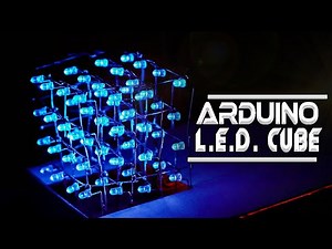 how to make 4x4x4 led cube arduino | diy arduino led cube