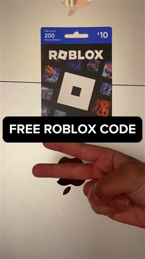 Free Roblox Robux Gift Card Code