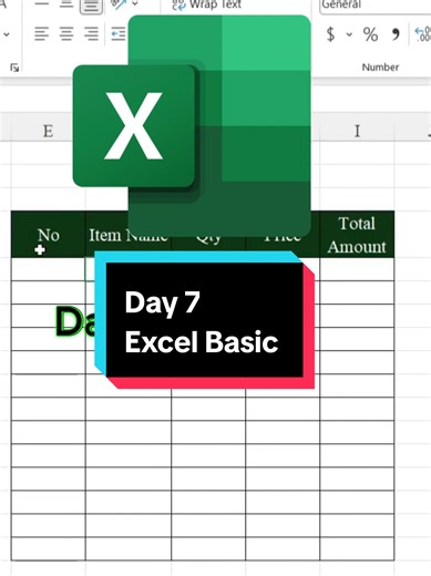Day 7 Excel Basic 📌 #knowledge #fyp #excel #exceltips #learnexcelwithmst