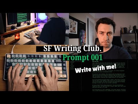 ✍️ Write Sci-Fi with Me | 1-Hour Sprints | Pomodoro | Keyboard ASMR | SF WRITING CLUB 001