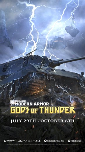 World of Tanks Modern Armor on Instagram: "⚡ NEW SEASON: Gods of Thunder ⚡ Enemies can’t stop you. Adversity can’t hold you back. You are a force of nature, and you’ve got a chance to prove it in GODS OF THUNDER, the latest season of World of Tanks Modern Armor! #WoTMA #WoTConsole #GodsOfThunder"