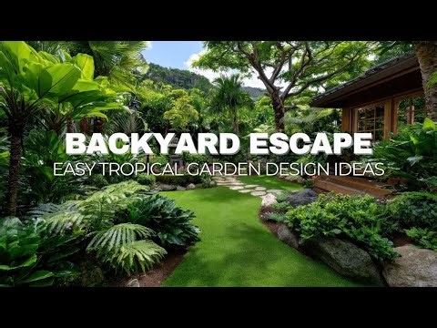 Tropical Garden Design Tour How to Make a Beautiful Garden at Home