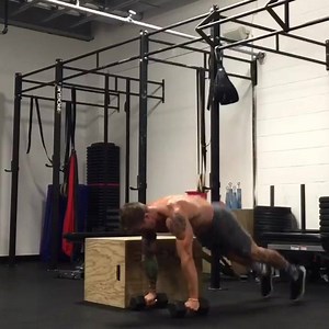 2.5K views · 130 reactions | // DB Plyo box workout // 3 ROUNDS 10 Elevated renegade rows w push-up 10 DB box jumps 10 DB elevated explosive push ups 10 Burpee to jumping step up (ea. Side) Have fun #PerformixDriven #calisthenics #crossfit | Jtm_fit | Facebook