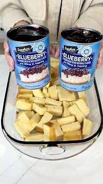 Easy blueberry dessert #easyrecipe #recipe #dessert #blueberry #cake #nobake