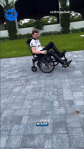 This Wheelchair You Can Pedal Like a Bike!