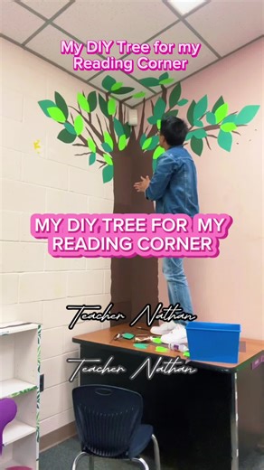 DIY Tree for Reading Corner: Classroom DIY Project