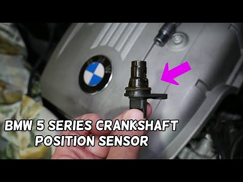 BMW E60 E61 F10 CRANKSHAFT POSITION SENSOR REPLACEMENT LOCATION EXPLAINED. CAR DOES NOT START