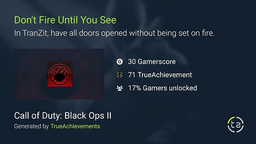 Don't Fire Until You See achievement in Call of Duty: Black Ops II