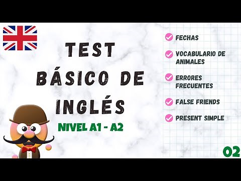 TEST BÁSICO DE INGLÉS 02 - INGLÉS PARA NIÑOS CON MR.PEA - ENGLISH FOR KIDS